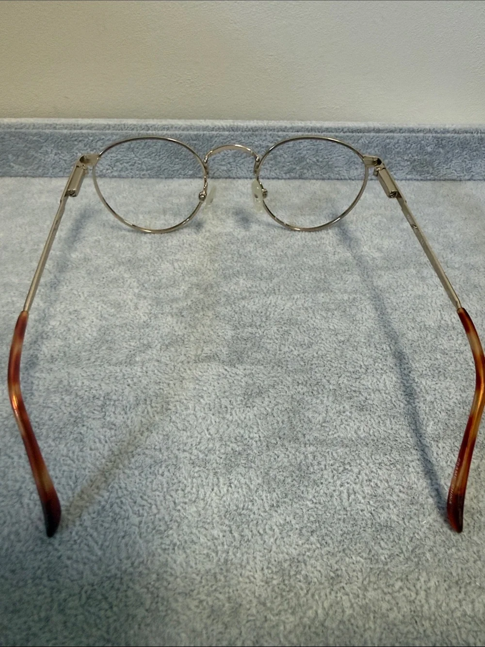 Vintage Round Coast 409 Tortoiseshell Eyeglass Frames Eyesize 46